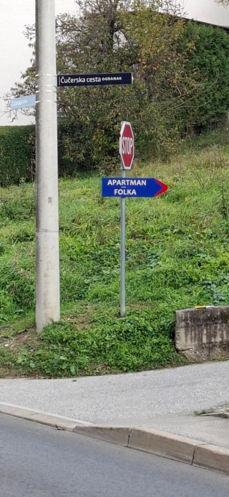Apartman Folka Free Parking 萨格勒布 外观 照片